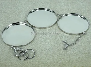 New Rhodium tone Blank Bracelet Bases 40mm Inner Big Round Bezel tray Glass Cabochon Bangle Bracelet Settings for Jewelry Making
New Rhodium tone Blank Bracelet Bases 40mm Inner Big Round Bezel tray Glass Cabochon Bangle Bracelet Settings for Jewelry Making