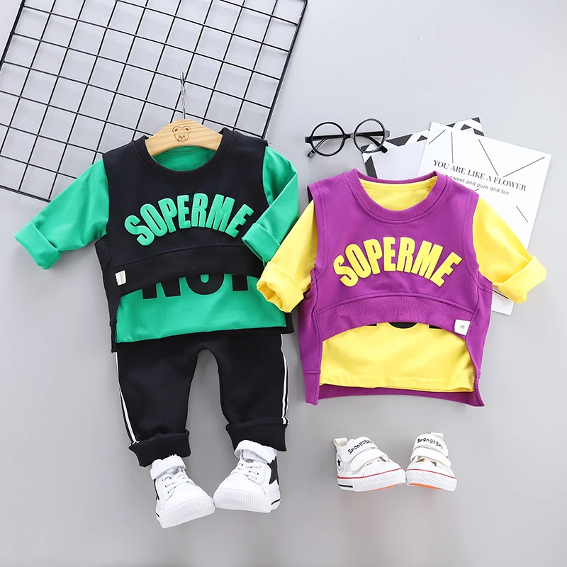 ZWXLHH 2019 Spring Baby Boy Girls Clothing Sets Infant Clothes Suits Casual letter Coat T Shirt Pants Kid Children Clothes Suits
ZWXLHH 2019 Spring Baby Boy Girls Clothing Sets Infant Clothes Suits Casual letter Coat T Shirt Pants Kid Children Clothes Suits