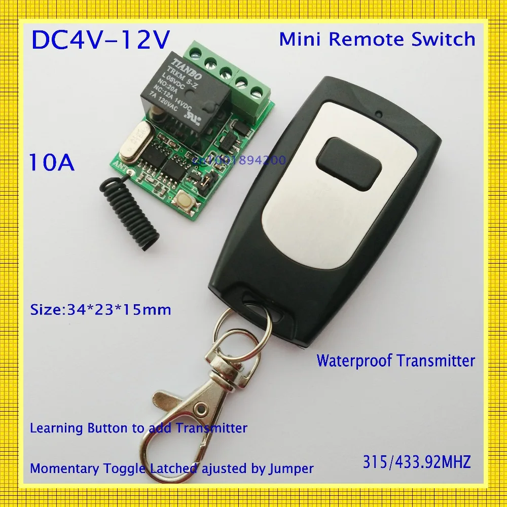 Smart Home Remote Control System Receiver Transmitter ASK Broadlink RF Receiver DC4V-12V 4.5V 5V 6V 7.4V 9V Remote Switch315/433
Smart Home Remote Control System Receiver Transmitter ASK Broadlink RF Receiver DC4V-12V 4.5V 5V 6V 7.4V 9V Remote Switch315/433