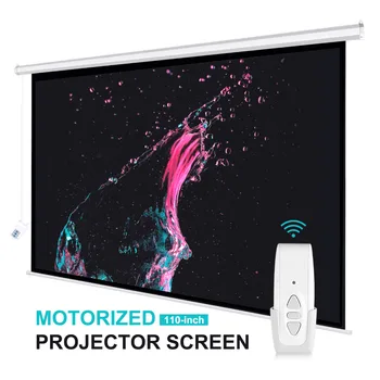 Neewer 110-inch Motorized Projector Screen with Remote Control, Projection Screen 16:9 110inch Diagonal 4K HD with Metal Housing
Neewer 110-inch Motorized Projector Screen with Remote Control, Projection Screen 16:9 110inch Diagonal 4K HD with Metal Housing