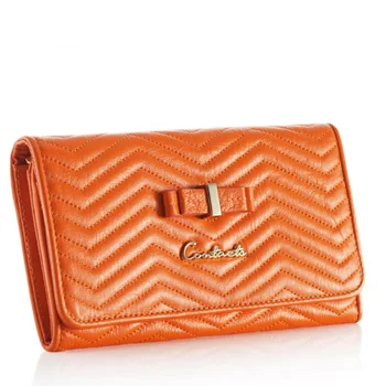 Contact's 2020 Brand Design Women Wallet Clutch Genuine Leather Trifold Long Purses Striped Quilted Money Bag Zipper Coin Pocket
Contact's 2020 Brand Design Women Wallet Clutch Genuine Leather Trifold Long Purses Striped Quilted Money Bag Zipper Coin Pocket
