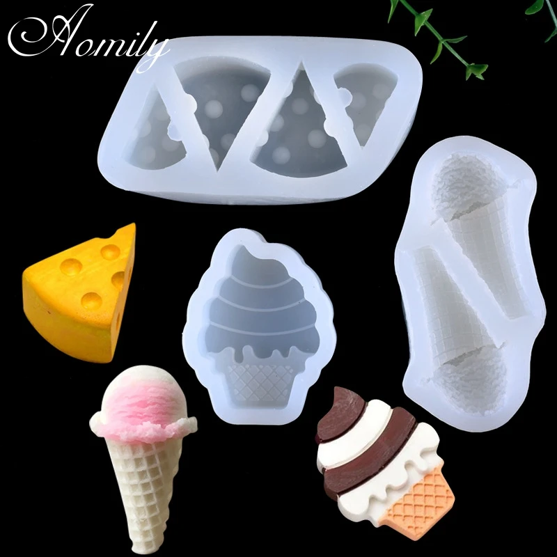 Aomily Cute Cheese Ice Cream Shaped 3D Silicon Chocolate Jelly Candy Cake Mold DIY Pastry Bar Ice Block Soap Mould Baking Tools
Aomily Cute Cheese Ice Cream Shaped 3D Silicon Chocolate Jelly Candy Cake Mold DIY Pastry Bar Ice Block Soap Mould Baking Tools