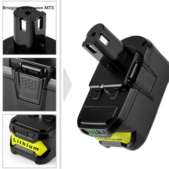 18V 6000mAh Li-ion Rechargeable Battery for Ryobi ONE+ cordless Power Tool BPL1820 P108 P109 P106 P105 P104 P103 RB18L50 RB18L40
18V 6000mAh Li-ion Rechargeable Battery for Ryobi ONE+ cordless Power Tool BPL1820 P108 P109 P106 P105 P104 P103 RB18L50 RB18L40