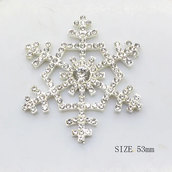 YIWUXINXI Christmas ornaments 5 pieces / batch 53MM Snowflake Jewelry Handmade DIY Craft Jewelry Clothing Decoration Materials
YIWUXINXI Christmas ornaments 5 pieces / batch 53MM Snowflake Jewelry Handmade DIY Craft Jewelry Clothing Decoration Materials