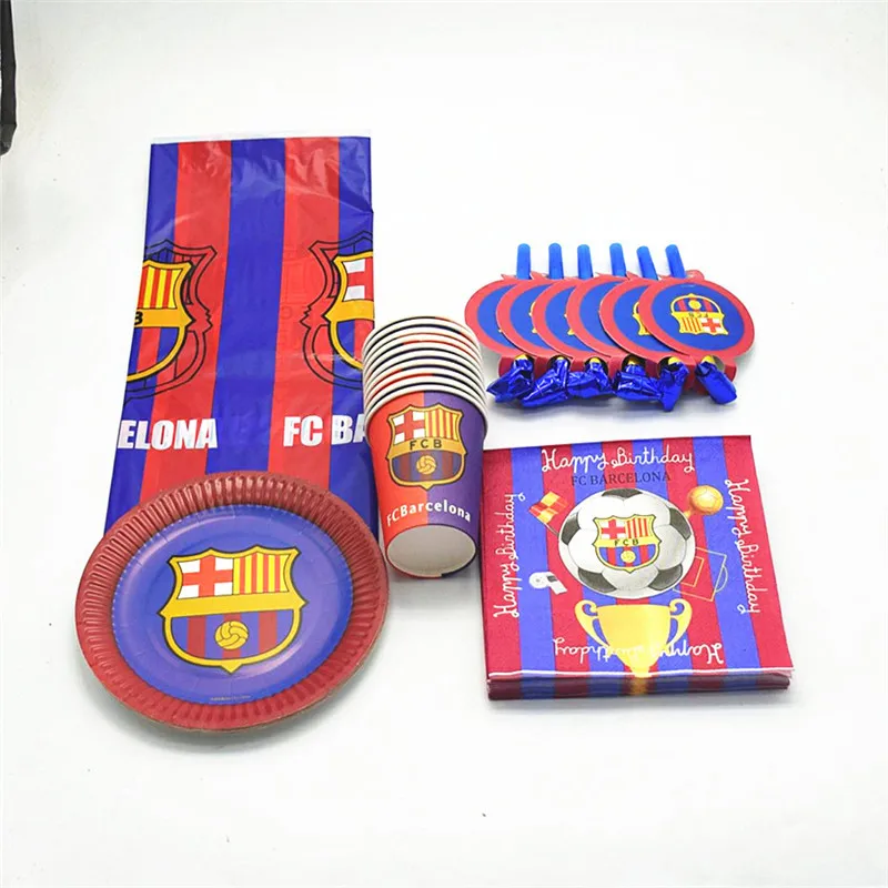 football Barcelona 10/20Kids Use Style Cups Tablecloth Plates Napkins Blowouts Kids Girls Birthday Party Supplies Tablewares Set
football Barcelona 10/20Kids Use Style Cups Tablecloth Plates Napkins Blowouts Kids Girls Birthday Party Supplies Tablewares Set