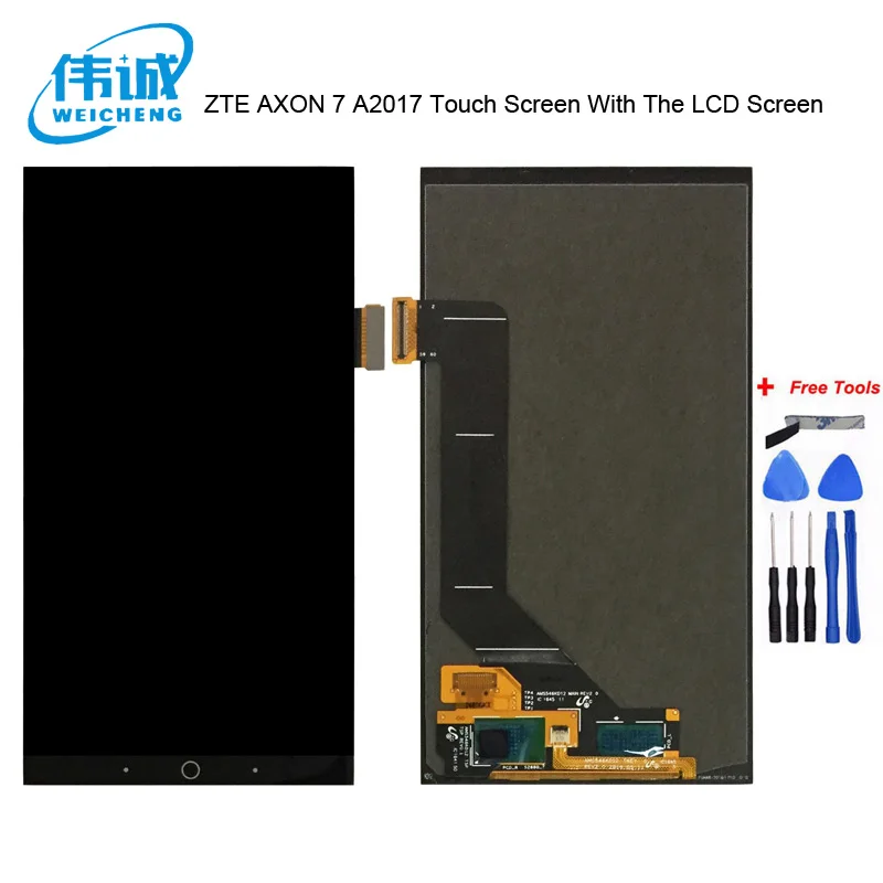 WEICHENG For ZTE Axon 7 /ZTE Axon Secret 7/A2017G A2017U LCD Display and Touch Screen Screen Digitizer Assembly Replacement+Tool
WEICHENG For ZTE Axon 7 /ZTE Axon Secret 7/A2017G A2017U LCD Display and Touch Screen Screen Digitizer Assembly Replacement+Tool