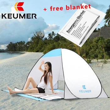 KEUMER Beach Tent 2 Persons Automatic Tent Camping Tent Instant Pop Up Open Anti UV Awning Tent Outdoor Sunshelter
KEUMER Beach Tent 2 Persons Automatic Tent Camping Tent Instant Pop Up Open Anti UV Awning Tent Outdoor Sunshelter