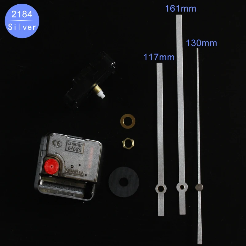 6168S Quartz Movement 6mm Screw axis length With 2184# Silver long Hands Plastic Sweep Movement Clock Accessory DIY Clock Kits
6168S Quartz Movement 6mm Screw axis length With 2184# Silver long Hands Plastic Sweep Movement Clock Accessory DIY Clock Kits