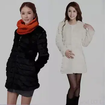New Winter Women'S Long Section Korean Winte Faux Rabbbit Fur Round Neck Jacket Casual Covered Button Casual Warm Fur Coat J197
New Winter Women'S Long Section Korean Winte Faux Rabbbit Fur Round Neck Jacket Casual Covered Button Casual Warm Fur Coat J197