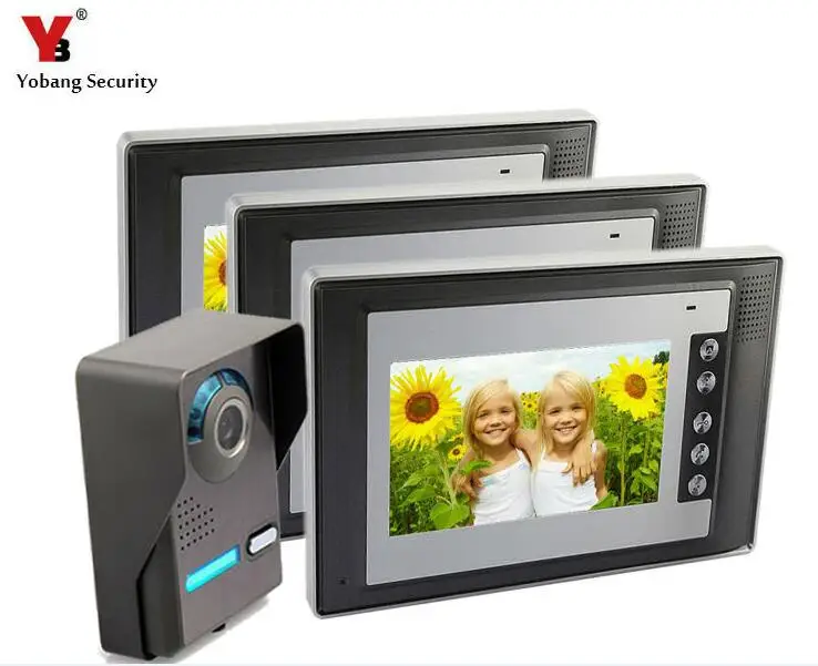 Yobang Security Freeship7" inch Color LCD Wired Video Door Phone Doorbell Home Entry Intercom System Kit
Yobang Security Freeship7" inch Color LCD Wired Video Door Phone Doorbell Home Entry Intercom System Kit