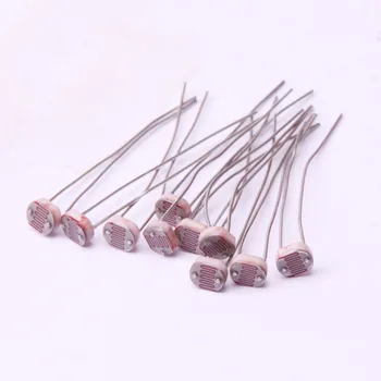 Glyduino 20PCS Photoresistor 5516 5MM GL5516 Photoelectric Switch Element Photo Detector Photosensitive Resistance Light Dependt
Glyduino 20PCS Photoresistor 5516 5MM GL5516 Photoelectric Switch Element Photo Detector Photosensitive Resistance Light Dependt