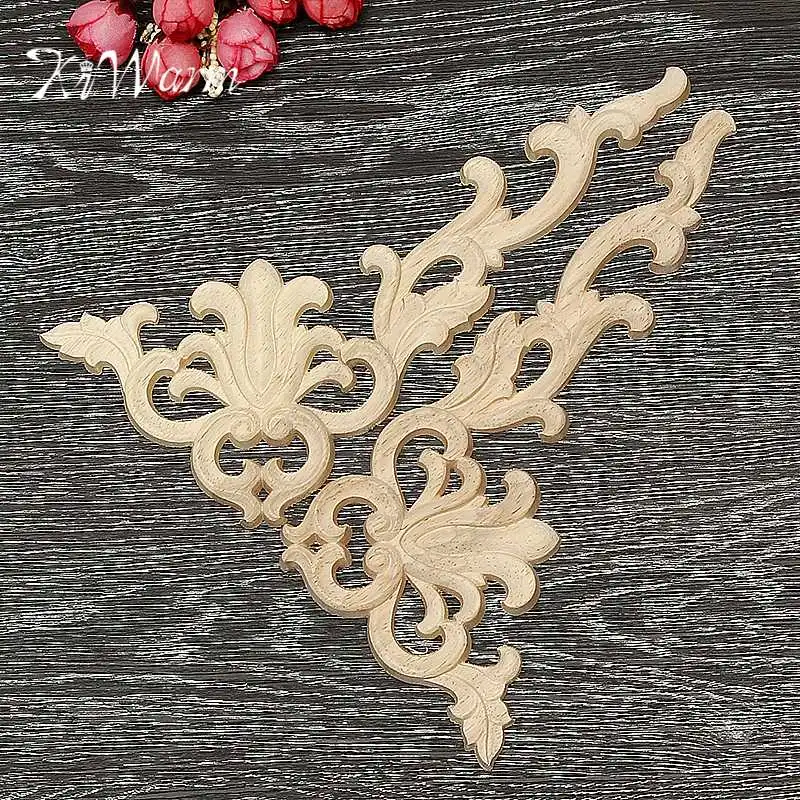 KiWarm Retro 20*10cm Wood Carved Corner Onlay Applique Frame Furniture Wall Unpainted For Home Cabinet Door Decoration Crafts
KiWarm Retro 20*10cm Wood Carved Corner Onlay Applique Frame Furniture Wall Unpainted For Home Cabinet Door Decoration Crafts