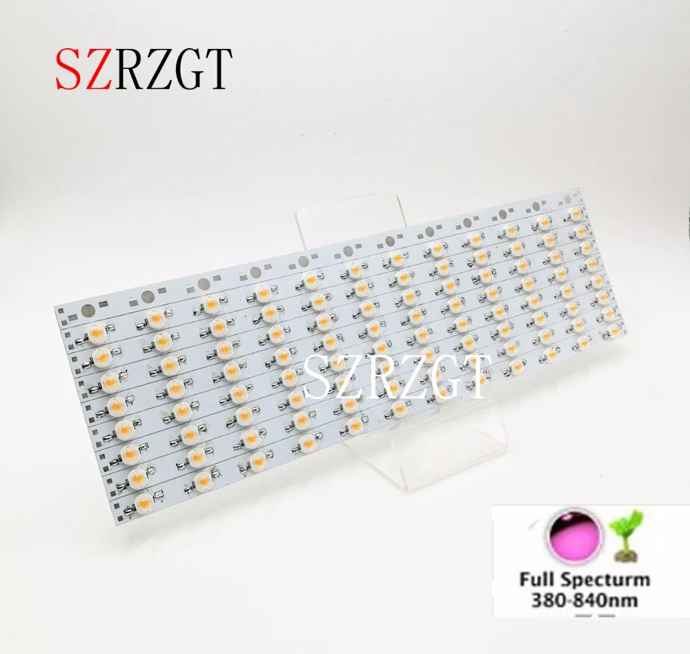 5pcs 3W full spectrum 380-840nm high power led with 30CM x 1CM Aluminium PCB Circuit Board for 12x3w LED in Series
5pcs 3W full spectrum 380-840nm high power led with 30CM x 1CM Aluminium PCB Circuit Board for 12x3w LED in Series
