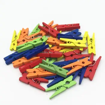 100pcs 1" 25MM Primary Color Mixed Wood Mini Clothespins Clothes Pins Wooden Pegs Clips DIY Crafts Wedding Embellishments
100pcs 1" 25MM Primary Color Mixed Wood Mini Clothespins Clothes Pins Wooden Pegs Clips DIY Crafts Wedding Embellishments