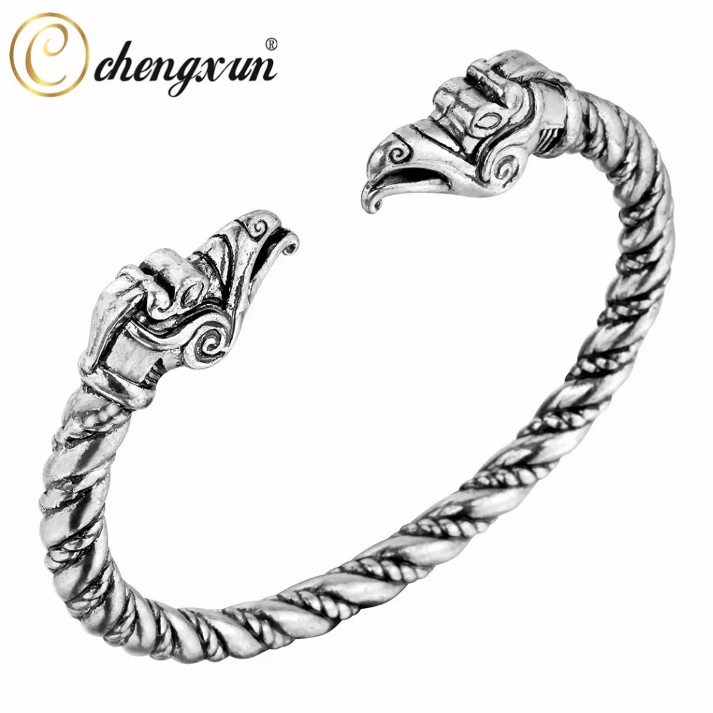 CHENGXUN Dragon Bangle Wire Cable Chain Men's Punk Wristband Cuff Bracelet for Women Male Jewelry
CHENGXUN Dragon Bangle Wire Cable Chain Men's Punk Wristband Cuff Bracelet for Women Male Jewelry