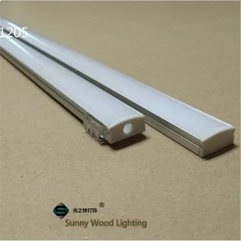 

20-60m/lot 10-30pcs of 80inch 2m led bar light housing, led aluminium profile for 12mm pcb ,led 3528/5050/5630 strip channel