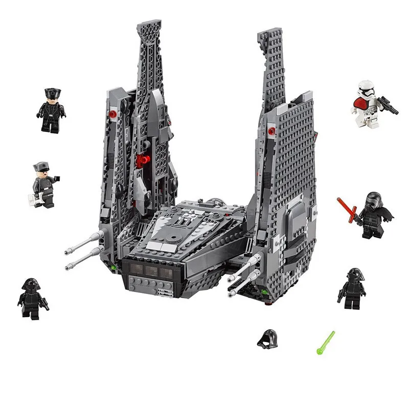 Star Series Wars Kylo Ren 05006 Command Shuttle Model Building Blocks Kit Educational Toys Compatible Legoinglys Gift 75104
Star Series Wars Kylo Ren 05006 Command Shuttle Model Building Blocks Kit Educational Toys Compatible Legoinglys Gift 75104