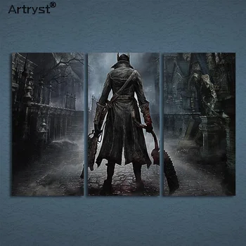 Artryst Modular Canvas Wall Art Abstract Pictures Home Decor 3 Pieces Bloodborne Paintings HD Printed Game Hunter Posters Frame
Artryst Modular Canvas Wall Art Abstract Pictures Home Decor 3 Pieces Bloodborne Paintings HD Printed Game Hunter Posters Frame