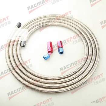 Stainless Steel Braided AN-6 6AN Fuel Gas Line Hose 3M + Swivel Hose End Fitting
Stainless Steel Braided AN-6 6AN Fuel Gas Line Hose 3M + Swivel Hose End Fitting