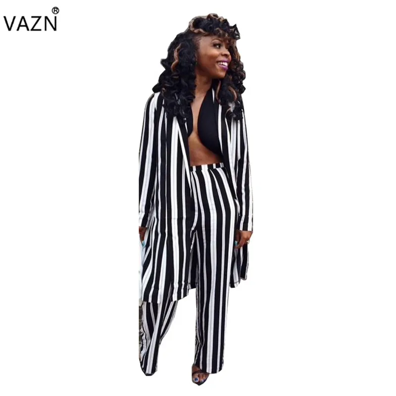 VAZN 2018 New Style Brand Fashion Sexy 2 piece Women Set Striped X-long Outwear Long Pant Bodycon Set JH041
VAZN 2018 New Style Brand Fashion Sexy 2 piece Women Set Striped X-long Outwear Long Pant Bodycon Set JH041
