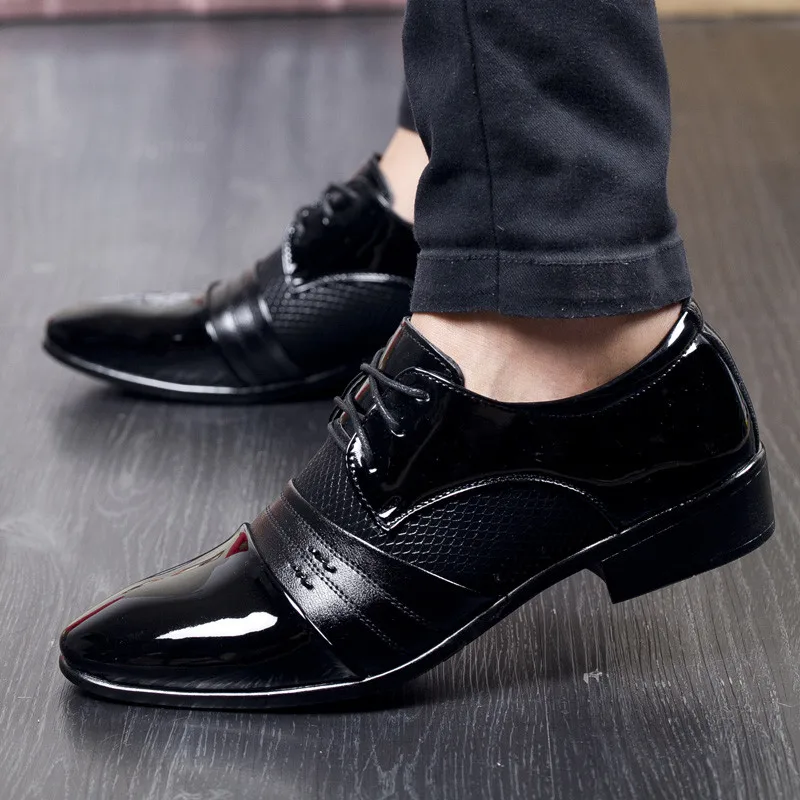 Men Leather Shoes Oxford PU Leather Men's Dress Shoes Business Flat Shoes Breathable Men's Banquet Wedding Shoes 48
Men Leather Shoes Oxford PU Leather Men's Dress Shoes Business Flat Shoes Breathable Men's Banquet Wedding Shoes 48