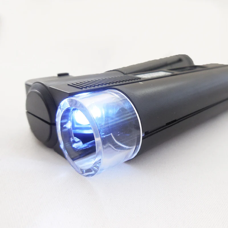 40X Portable Microscope Magnifier Loupe LED Illuminated with Reading Scale MG10085-1
40X Portable Microscope Magnifier Loupe LED Illuminated with Reading Scale MG10085-1