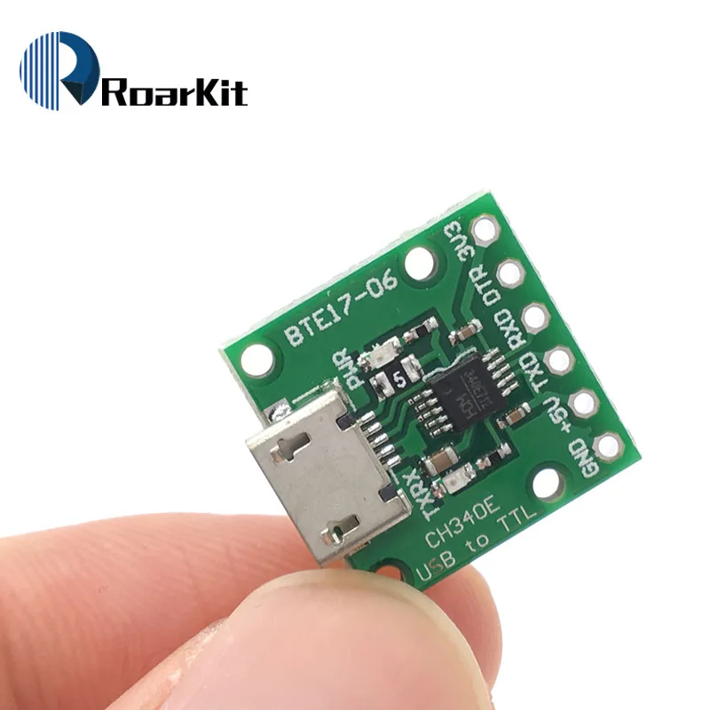 

CH340E USB to TTL Serial Converter, 5V/3.3V Alternative CH340G Module For Arduino Pro mini