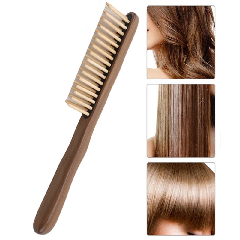 1PC Massage Wooden Comb Bamboo Hair Vent Brush Brushes Care And Beautiful SPA Massager Wholesale | Красота и здоровье