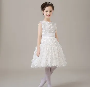 "Elegant Girls Wedding Evening Party Dresses,White petals Ball Gown Knee-length Infant Princess Birthday Flower Girl Dresses "
"Elegant Girls Wedding Evening Party Dresses,White petals Ball Gown Knee-length Infant Princess Birthday Flower Girl Dresses "