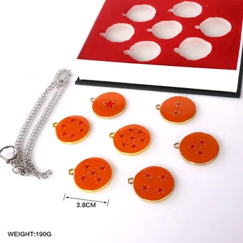 7 pcs/set Dragon Ball crystal balls pendants dragon ball z action figures goku balls necklace toys anime cosplay free shipping
7 pcs/set Dragon Ball crystal balls pendants dragon ball z action figures goku balls necklace toys anime cosplay free shipping
