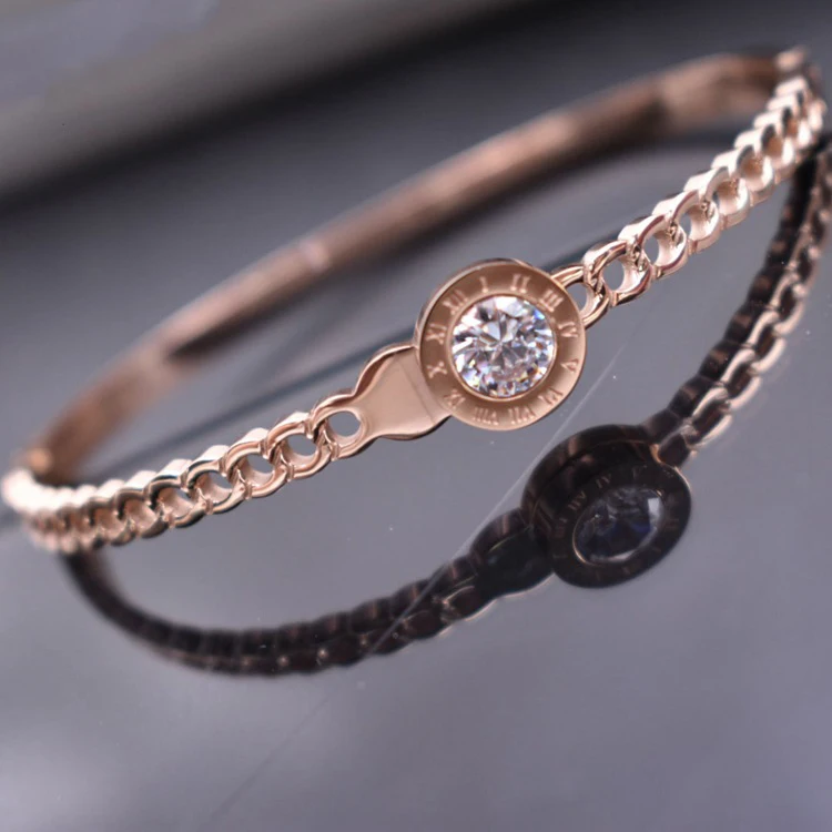 MIARA.L exquisite unique titanium steel rose gold bracelet excellent workmanship sweet sexy popular smiling lady bracelet
MIARA.L exquisite unique titanium steel rose gold bracelet excellent workmanship sweet sexy popular smiling lady bracelet