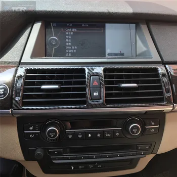 Carbon Fiber Car Interior Navigation Control Panel Decorative Frame Cover Trim for BMW e70 e71 X5 X6 Car styling accessories
Carbon Fiber Car Interior Navigation Control Panel Decorative Frame Cover Trim for BMW e70 e71 X5 X6 Car styling accessories