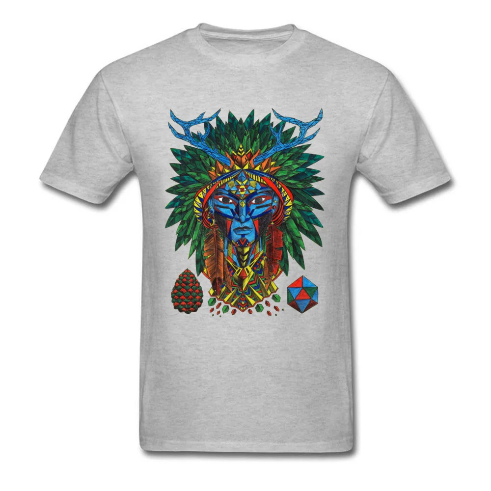 Chaman Funny Tops Shirt Short Sleeve for Men Cotton Lovers Day Round Neck T-Shirt Crazy Tshirts On Sale Free Shipping Chaman grey