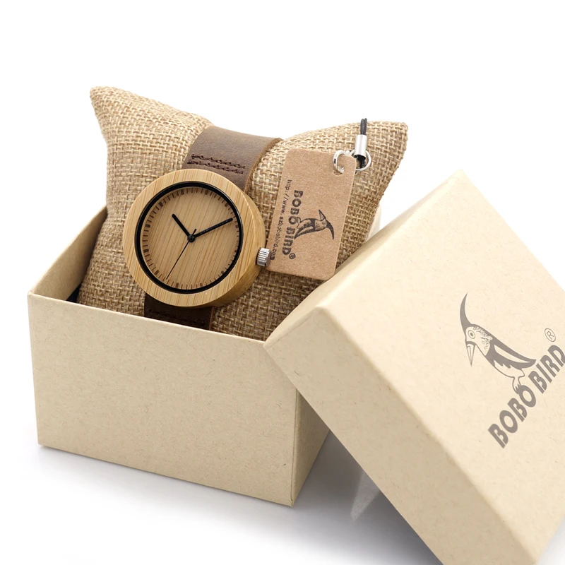 BOBO BIRD Women's Bamboo Watches Leather Strap Female Wristwatch Female Clock Ladies Quartz-watch for Women as Gifts Items
BOBO BIRD Women's Bamboo Watches Leather Strap Female Wristwatch Female Clock Ladies Quartz-watch for Women as Gifts Items