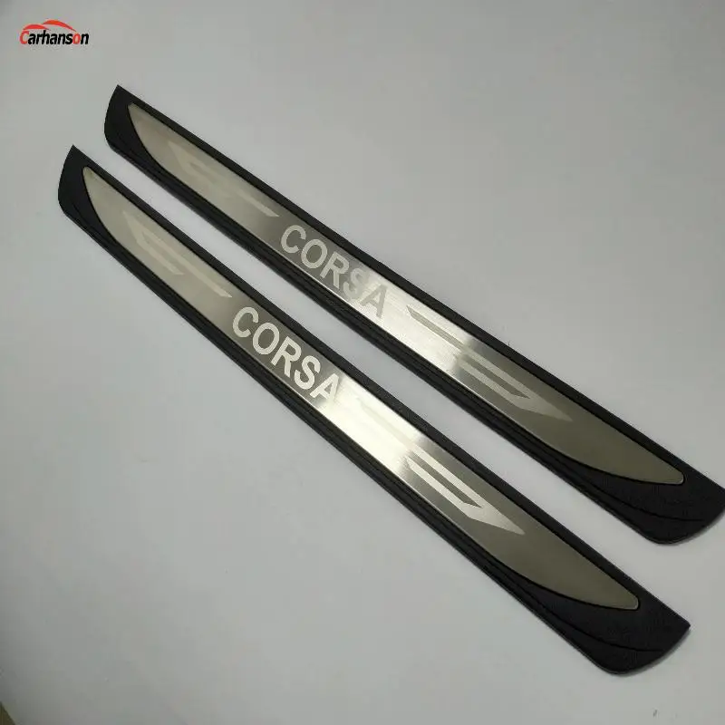 For Auto Accessories Opel Vauxhall Corsa MK IV 2014 2015 2016 2017 2019 Stainless Door Sill Scuff Plate Car Styling Sticker 2pcs
For Auto Accessories Opel Vauxhall Corsa MK IV 2014 2015 2016 2017 2019 Stainless Door Sill Scuff Plate Car Styling Sticker 2pcs