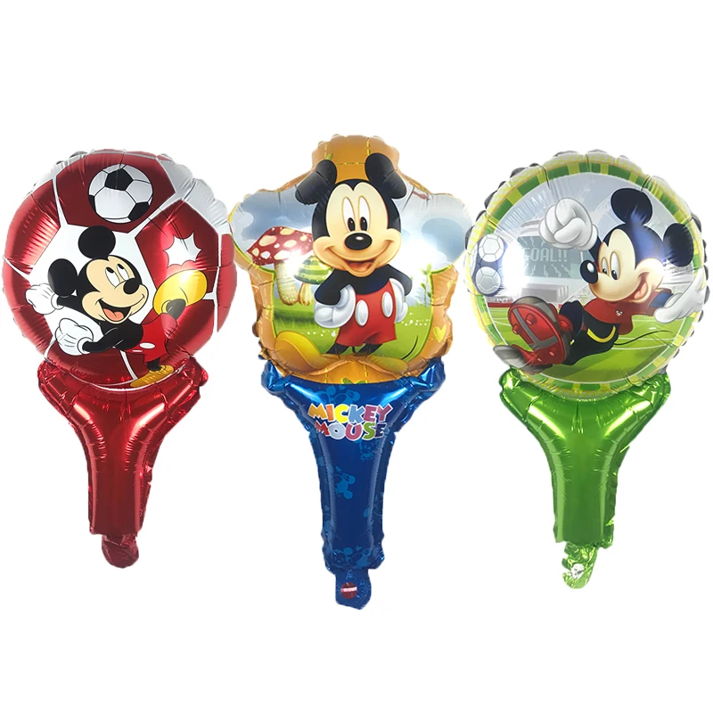 50PC Mickey mouse story Hand stick air balloon Aluminum foil balloons happy birthday party decorations kids toy Supplies
50PC Mickey mouse story Hand stick air balloon Aluminum foil balloons happy birthday party decorations kids toy Supplies