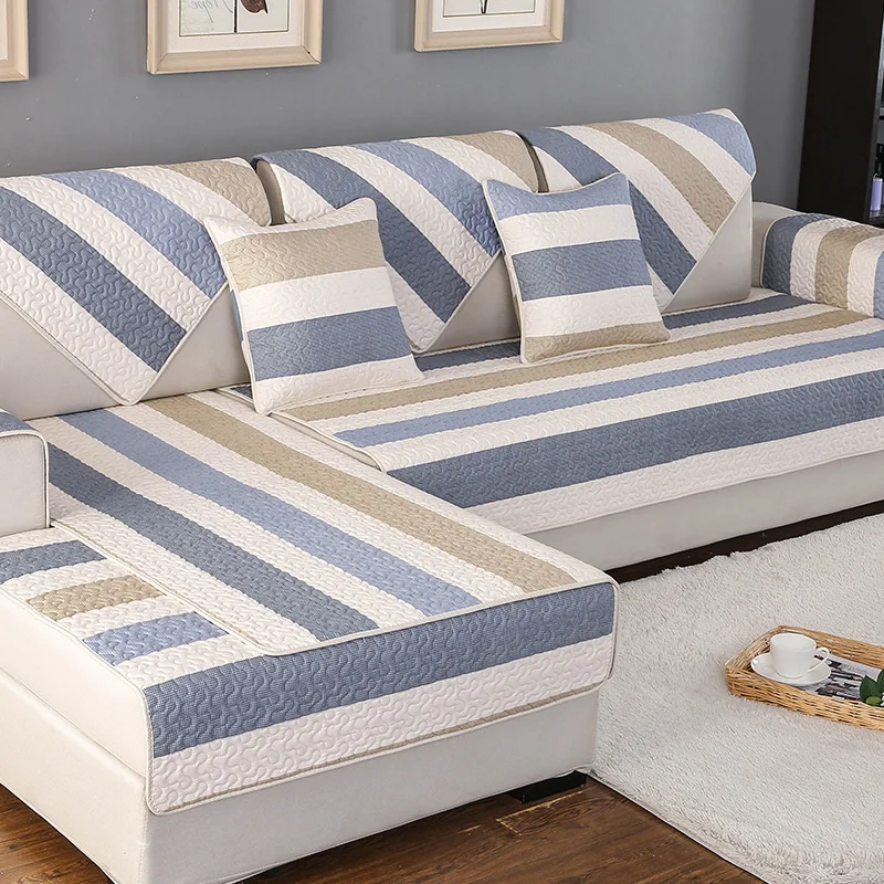 Stripe Sofa Cover Fabric Four Seasons European Non-slip Simple Modern Sofa Back Cushion Combination Sofa Cover
Stripe Sofa Cover Fabric Four Seasons European Non-slip Simple Modern Sofa Back Cushion Combination Sofa Cover