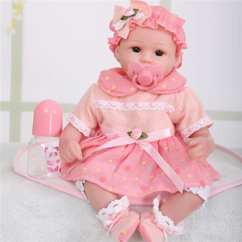 16" 40cm Handmade Lifelike Baby doll toy Silicone Vinyl Boy Girl Reborn Toddler Newborn Dolls Early Education Toy
16" 40cm Handmade Lifelike Baby doll toy Silicone Vinyl Boy Girl Reborn Toddler Newborn Dolls Early Education Toy