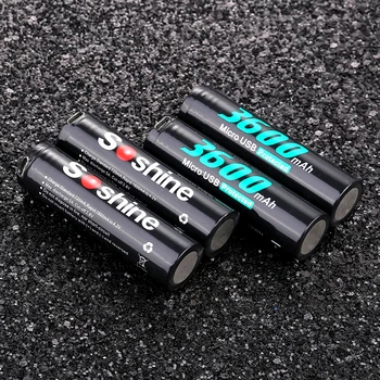 Soshine Li-ion 3600mAh 3.7v 18650 Protected Rechargeable USB Battery with Built-In Micro USB Port
Soshine Li-ion 3600mAh 3.7v 18650 Protected Rechargeable USB Battery with Built-In Micro USB Port