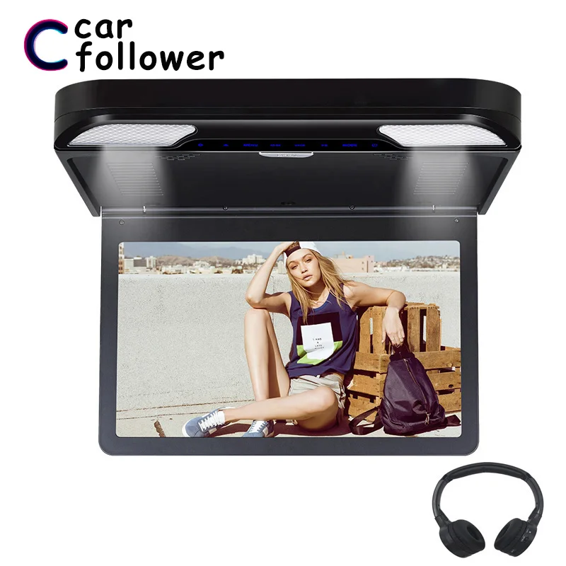 13.3 Inch Car Monitor Roof Flip Down MP5 Player 1920x1080 Screen Touch Button DVD HDMI/USB/SD/IR/FM Transmitter/Speaker Car TV
13.3 Inch Car Monitor Roof Flip Down MP5 Player 1920x1080 Screen Touch Button DVD HDMI/USB/SD/IR/FM Transmitter/Speaker Car TV