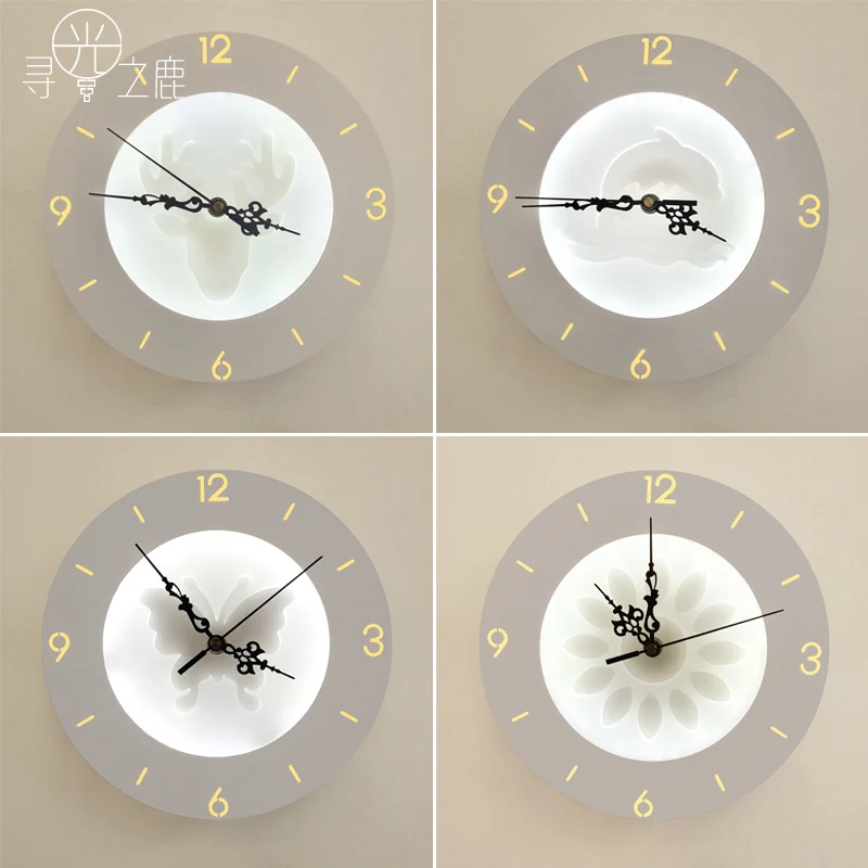 and contemporary adornment wall lamp wall clock Nordic sitting room bedroom study LED clock Can decorate lighting
and contemporary adornment wall lamp wall clock Nordic sitting room bedroom study LED clock Can decorate lighting