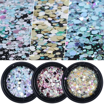 12 Boxes Mixed Color 3D Ultrathin Sequins Nail Art Glitter Flakes UV Gel Polish Hexagon Round Paillette Nail Decor SAPX01-12-1
12 Boxes Mixed Color 3D Ultrathin Sequins Nail Art Glitter Flakes UV Gel Polish Hexagon Round Paillette Nail Decor SAPX01-12-1