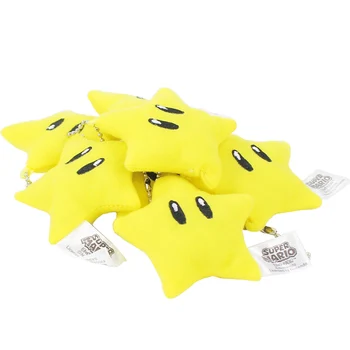 10 Pcs/lot 2" 5 CM Super Mario Cute Mini Yellow Stars Man Plush Keychain Soft Dolls Small Pendant Kids Gift Free Shipping
10 Pcs/lot 2" 5 CM Super Mario Cute Mini Yellow Stars Man Plush Keychain Soft Dolls Small Pendant Kids Gift Free Shipping