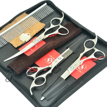 7.0" Meisha Animals Grooming Scissors Kit Dogs Straight Up Curved Cutting Scissors Japan Steel Pet Hair Thinning Tesoura HB0082
7.0" Meisha Animals Grooming Scissors Kit Dogs Straight Up Curved Cutting Scissors Japan Steel Pet Hair Thinning Tesoura HB0082