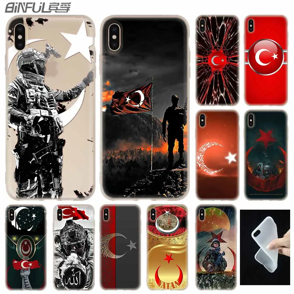 Cool Republic of Turkey Flag Cover Case Silicone soft for iPhone X XS Max XR 6 6S 7 8 Plus 4 5S SE 9 Phone Cases
Cool Republic of Turkey Flag Cover Case Silicone soft for iPhone X XS Max XR 6 6S 7 8 Plus 4 5S SE 9 Phone Cases