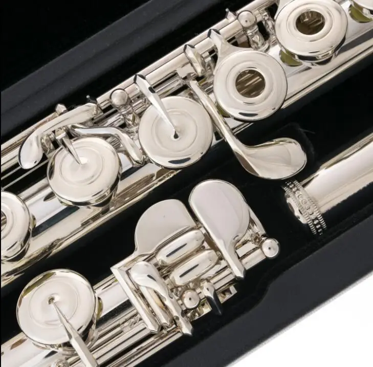 Профессиональная флейта Sankyo CF 401 с разрезом C образный ключ Посеребренная 17