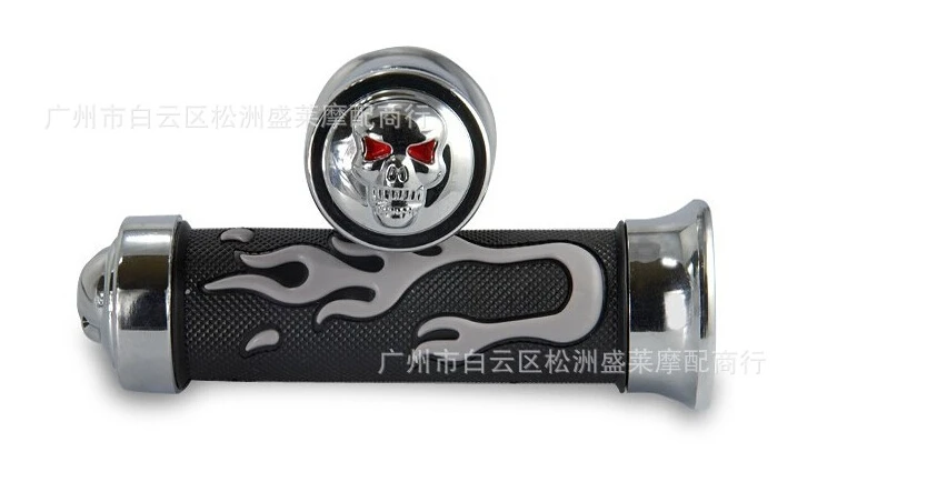 A Pair of 7/8", 22cm Skull Flame Gel Hand Grips Motorcycle Bar Ends Rubber Handle Grips Red/Yellow/Grey Wholesale
A Pair of 7/8", 22cm Skull Flame Gel Hand Grips Motorcycle Bar Ends Rubber Handle Grips Red/Yellow/Grey Wholesale
