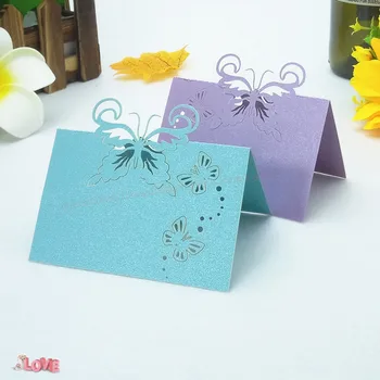 100Pcs Hollow Butterfly Style Laser Cut Wedding Inviation Card Table Cards Place Name Cards Wedding Party Decoration 5ZZ17
100Pcs Hollow Butterfly Style Laser Cut Wedding Inviation Card Table Cards Place Name Cards Wedding Party Decoration 5ZZ17