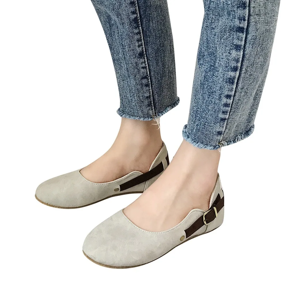 Women Belt Buckle Shallow Mouth Casual Shoes Suede Round Toe Flat Lazy Shoes slip on flat shoes #XTN
Women Belt Buckle Shallow Mouth Casual Shoes Suede Round Toe Flat Lazy Shoes slip on flat shoes #XTN
