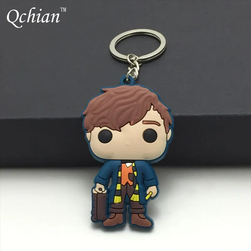 

Hot Movie Fantastic Beasts and Where to Find Them KeyChain Pendant Queenie Key Chains Ring Niffler